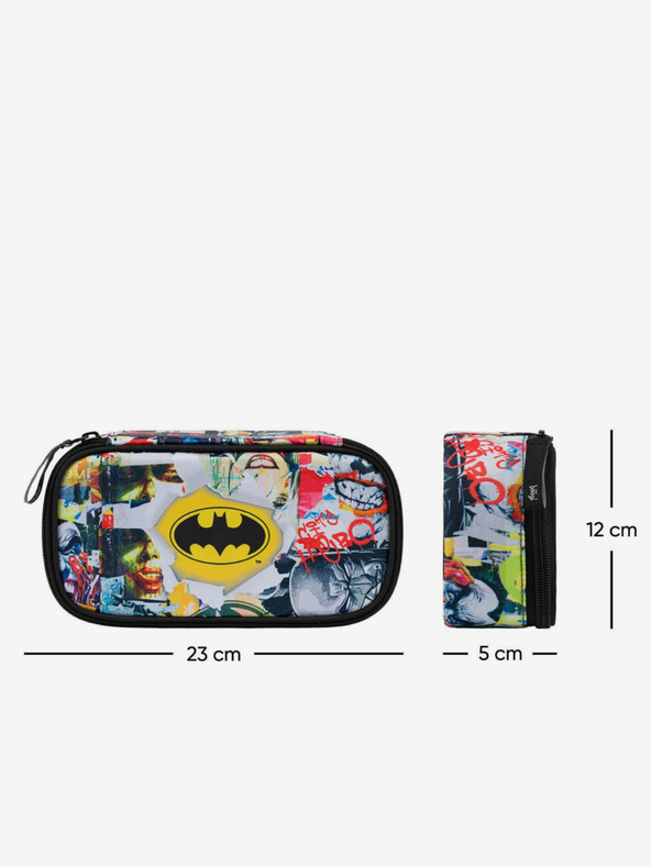 BAAGL  BAAGL Školní penál etue Skate Batman Komiks