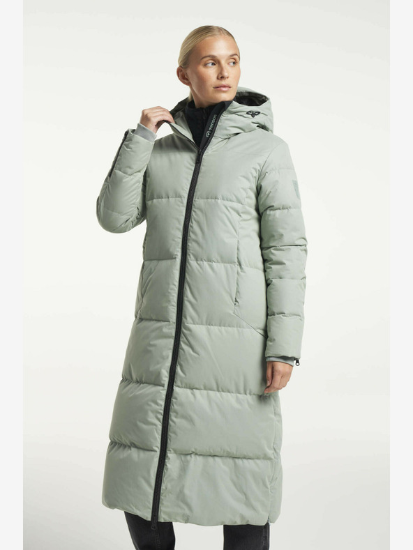 Tenson Dámský Zimní Lifestylový Kabát Tenson Shanna 2.0 Down Coat W Světle Zelený
