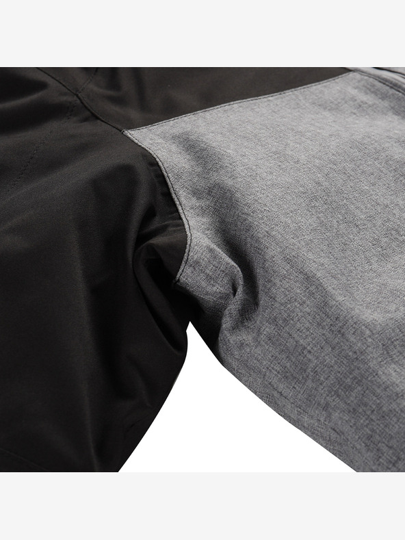 ALPINE PRO Pánská lyžařská budnda s membránou ptx snow ALPINE PRO COMED black