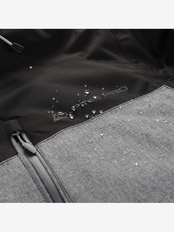 ALPINE PRO Pánská lyžařská budnda s membránou ptx snow ALPINE PRO COMED black