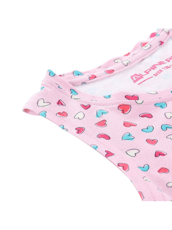 ALPINE PRO Dětské šaty ALPINE PRO BONBO roseate spoonbill