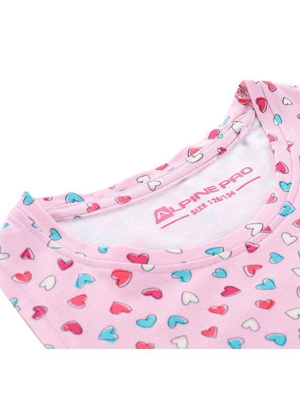 ALPINE PRO Dětské šaty ALPINE PRO BONBO roseate spoonbill