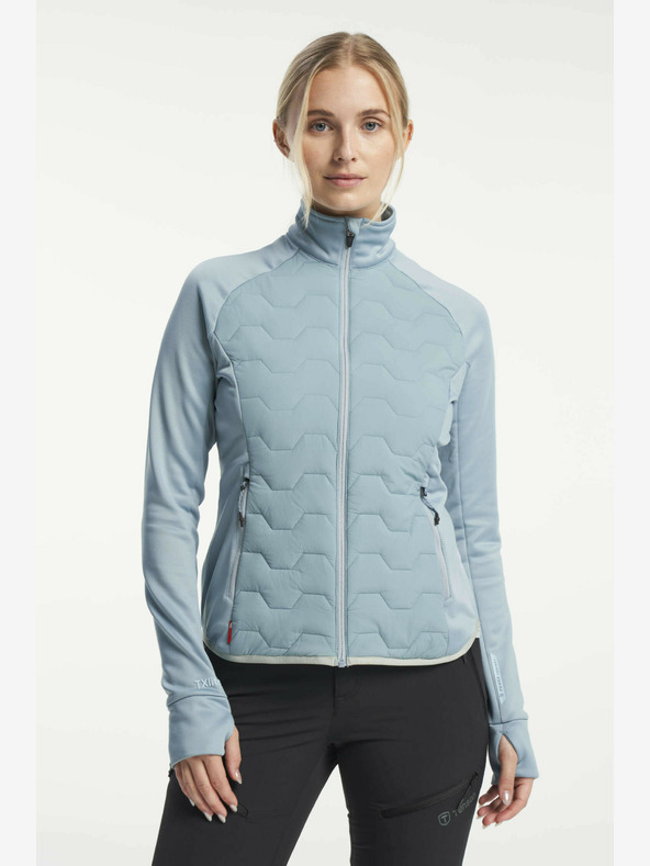 Tenson dámská hybridní bunda TENSON TXlite Hybrid Zip W světle modrá