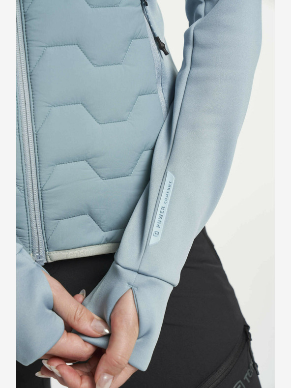 Tenson dámská hybridní bunda TENSON TXlite Hybrid Zip W světle modrá
