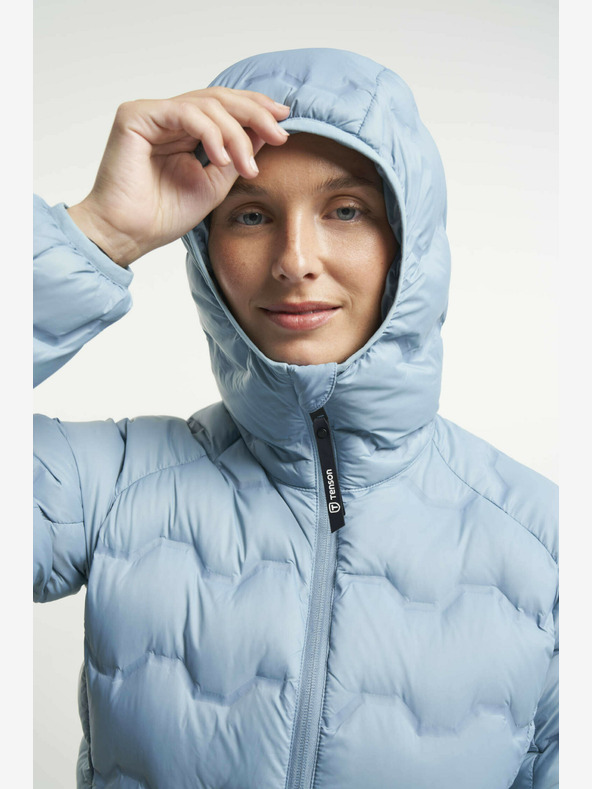 Tenson dámská péřová bunda TENSON Shibui Puffer Jacket W světle modrá