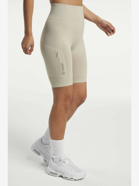 Tenson dámské bezešvé funkční šortky TENSON Seamless Shorts W béžové