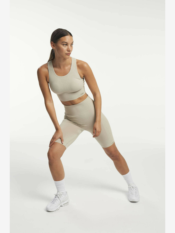 Tenson dámské bezešvé funkční šortky TENSON Seamless Shorts W béžové