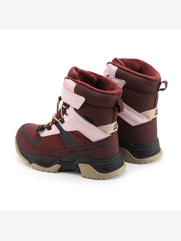 ALPINE PRO Dětská zimní obuv s membránou ptx ALPINE PRO NERO