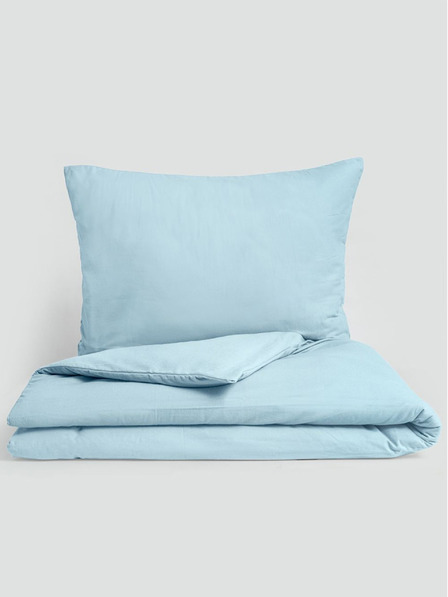 Kvalitex Prodloužené ložní flanelové povlečení 140x220, 70x90cm světle modré
