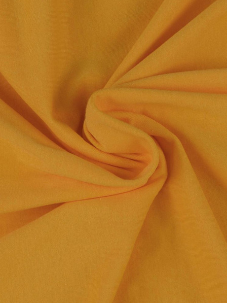 Kvalitex Jersey prostěradlo dvojlůžko 200x200cm sytě žluté