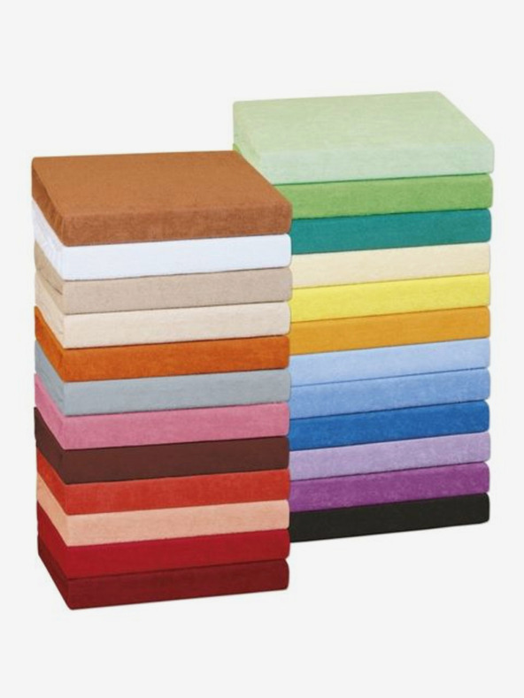 Kvalitex Froté prostěradlo 100x200cm citrus