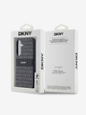 DKNY PC/TPU Repeat Pattern Tonal Stripe Zadní Kryt pro Samsung S24 Black DKNY