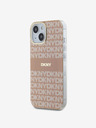 DKNY PC/TPU Repeat Pattern Tonal Stripe Magsafe Zadní Kryt pro iPhone 15 Pink DKNY