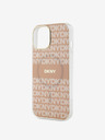 DKNY PC/TPU Repeat Pattern Tonal Stripe Magsafe Zadní Kryt pro iPhone 15 Pink DKNY
