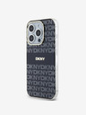 DKNY PC/TPU Repeat Pattern Tonal Stripe Magsafe Zadní Kryt pro iPhone 14 Pro Max Black DKNY