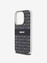 DKNY PC/TPU Repeat Pattern Tonal Stripe Magsafe Zadní Kryt pro iPhone 14 Pro Max Black DKNY