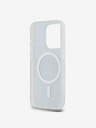 DKNY PC/TPU Repeat Pattern Tonal Stripe Magsafe Zadní Kryt pro iPhone 14 Pro Max Black DKNY