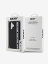 DKNY DKNY 3D Rubber Repeat Logo Line Zadní Kryt pro iPhone 16 Black