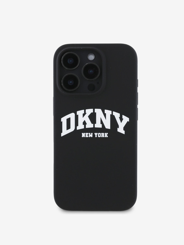DKNY DKNY Liquid Silicone Arch Logo MagSafe Zadní Kryt pro iPhone 16 Pro Black