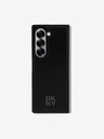 DKNY DKNY PU Leather Stack Logo MagSafe Zadní Kryt pro Samsung Galaxy Z Fold 6 Black