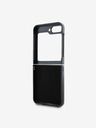 DKNY DKNY PU Leather Checkered Pattern and Stripe Zadní Kryt pro Samsung Galaxy Z Flip 6 Black