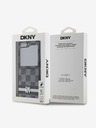 DKNY DKNY PU Leather Checkered Pattern and Stripe Zadní Kryt pro Samsung Galaxy Z Flip 6 Black