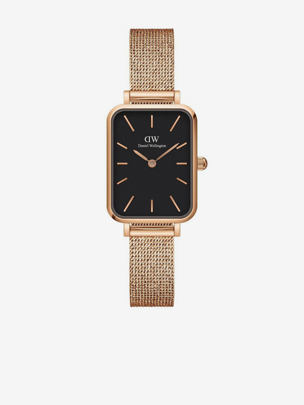 Daniel Wellington Dámské hodinky v růžovozlaté barvě Daniel Wellington Quadro
