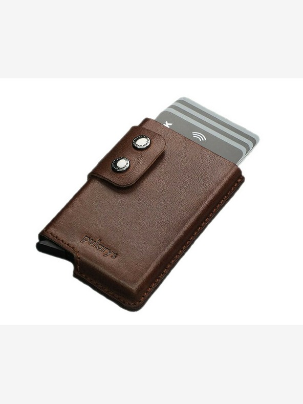 Pularys Pularys pánská kožená peněženka Funky hnědá