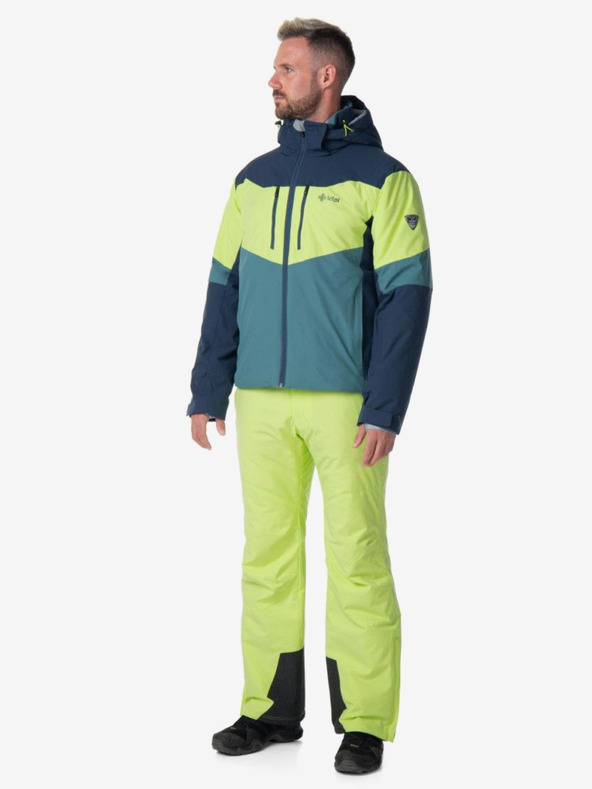 Kilpi Světle zelené pánské lyžařské kalhoty Kilpi MIMAS