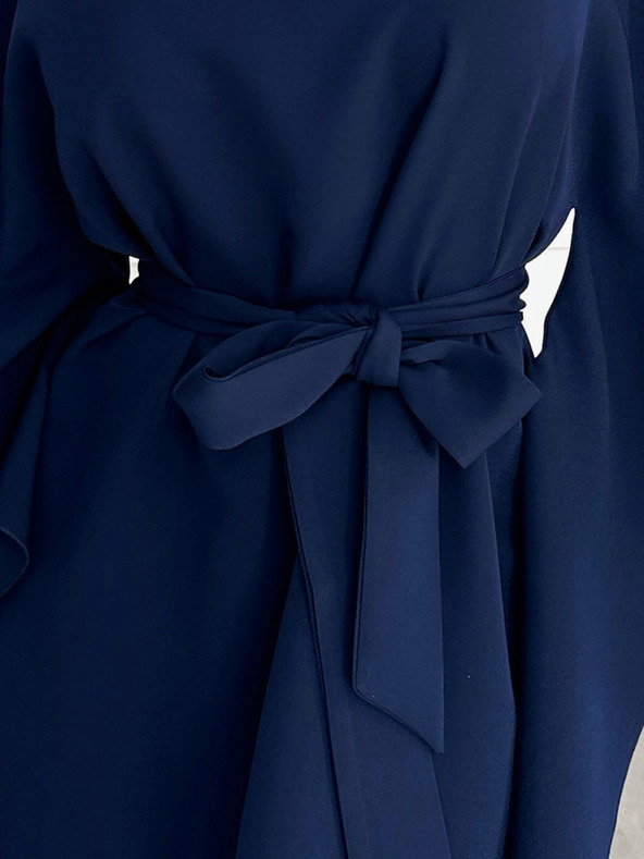 numoco Motýlí šaty se zavazováním v pase Numoco SOFIA