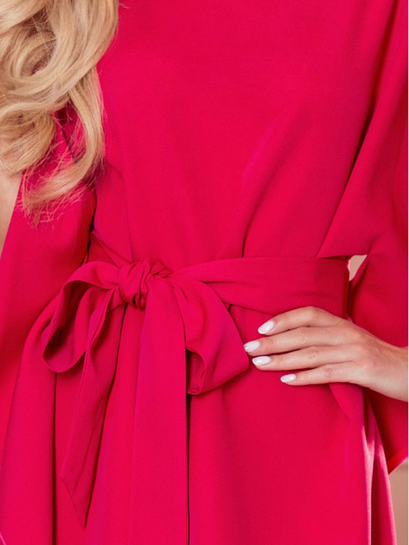 numoco Motýlí šaty se zavazováním v pase Numoco SOFIA