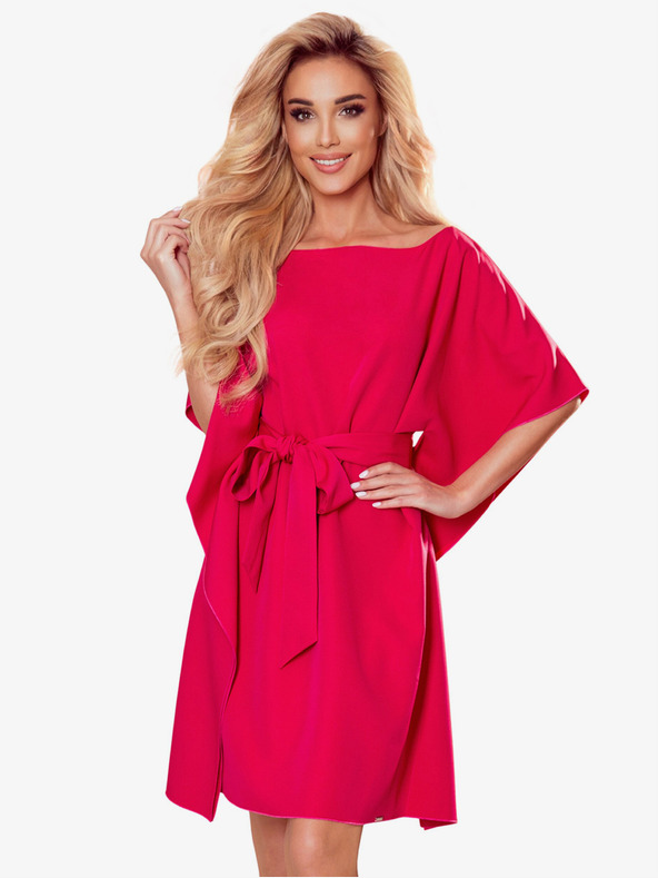 numoco Motýlí šaty se zavazováním v pase Numoco SOFIA