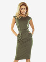 numoco Šaty midi SARA - khaki Numoco