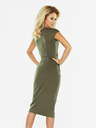 numoco Šaty midi SARA - khaki Numoco