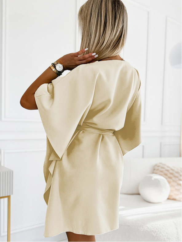 numoco Motýlí šaty se zavazováním v pase Numoco SOFIA