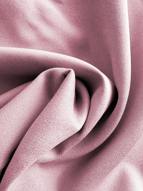 numoco Trapézové šaty s mašlí - pudrově růžová se třpytkami Numoco NEVA