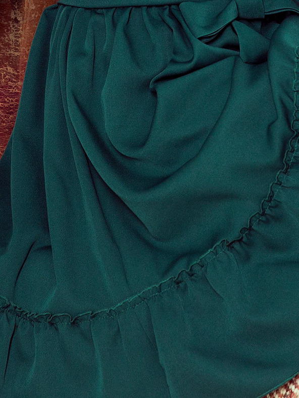 numoco Šaty s volánkami - zelené Numoco DAISY