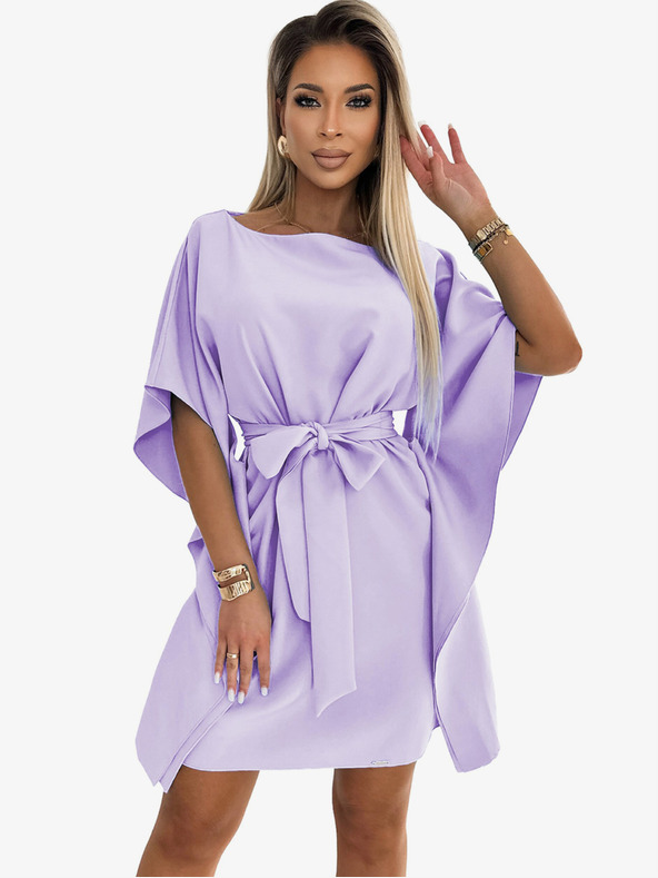 numoco Motýlí šaty se zavazováním v pase Numoco SOFIA