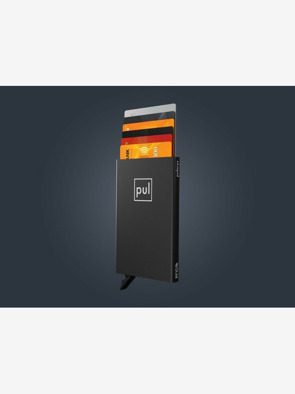 Pularys Pularys pouzdro na doklady černé, hliník