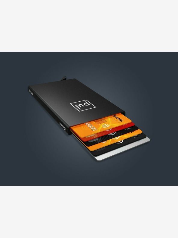 Pularys Pularys pouzdro na doklady černé, hliník