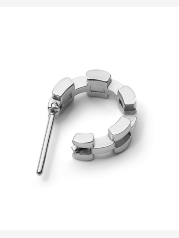 Daniel Wellington Dámské stříbrné ocelové náušnice Daniel Wellington 3-Link