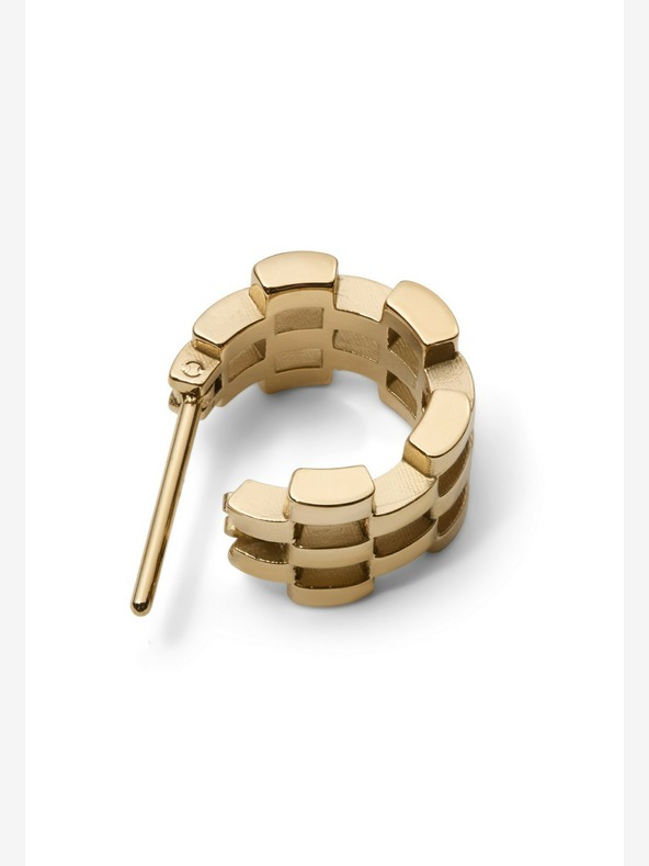 Daniel Wellington Dámské zlaté ocelové náušnice Daniel Wellington 5-Link