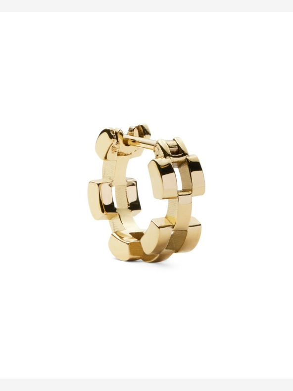 Daniel Wellington Dámské zlaté ocelové náušnice Daniel Wellington 3-Link