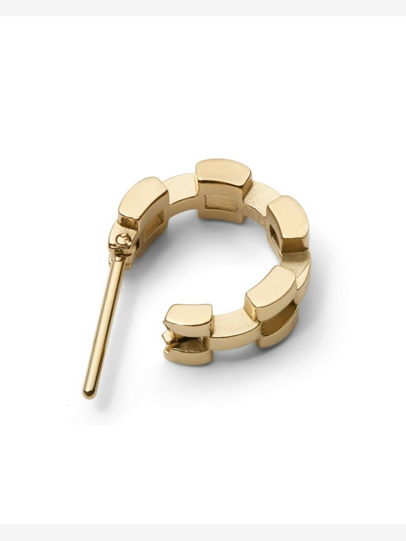 Daniel Wellington Dámské zlaté ocelové náušnice Daniel Wellington 3-Link