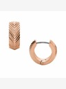 Fossil Dámské růžovozlaté pozlacené náušnice Fossil JF04662791
