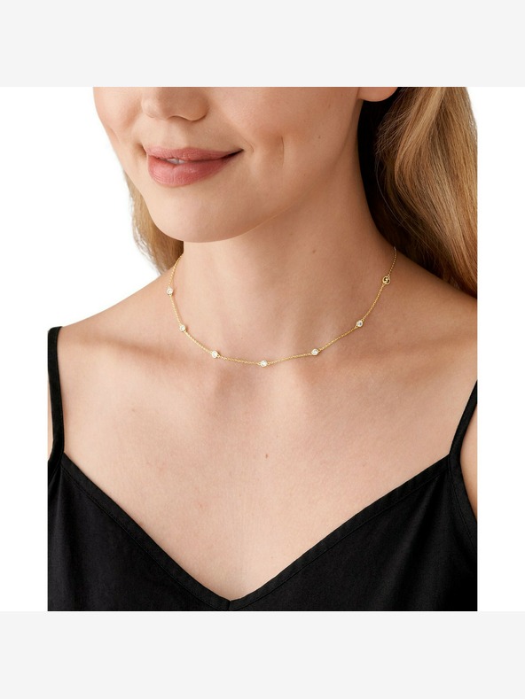 Michael Kors Dámský stříbrný náhrdelník Michael Kors MKC1714CZ710