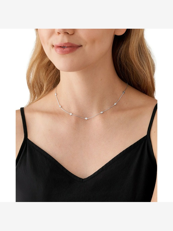 Michael Kors Dámský stříbrný náhrdelník Michael Kors MKC1714CZ040