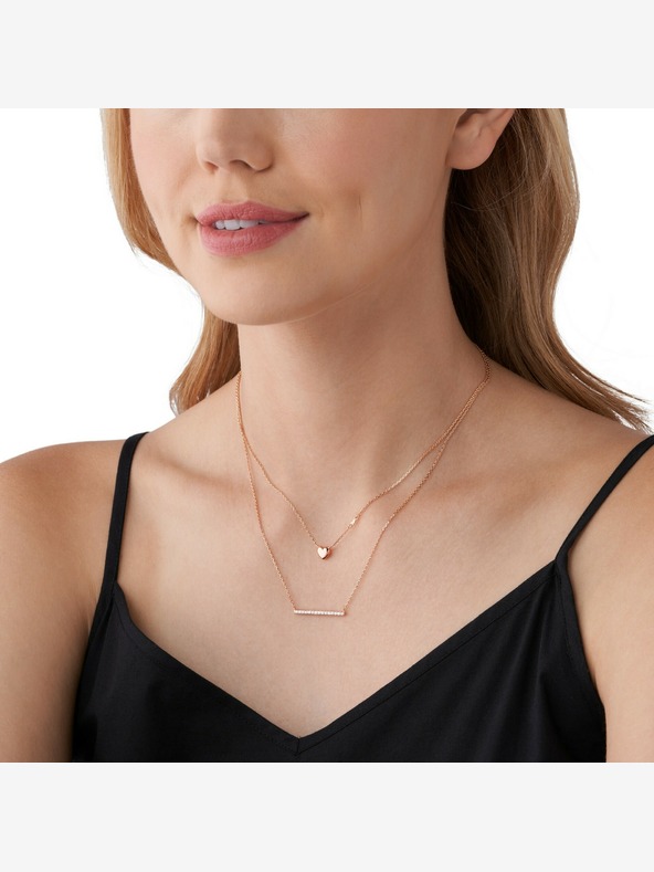 Michael Kors Dámský stříbrný náhrdelník Michael Kors MKC1675CZ791