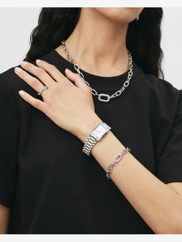Daniel Wellington Daniel Wellington prsten ocelový Crystal Link