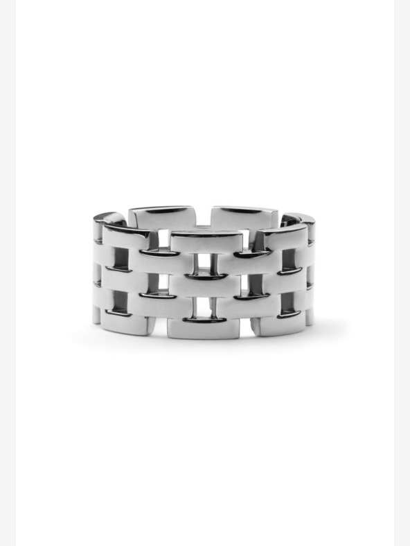 Daniel Wellington Daniel Wellington stříbrný prsten ocelový 5-Link